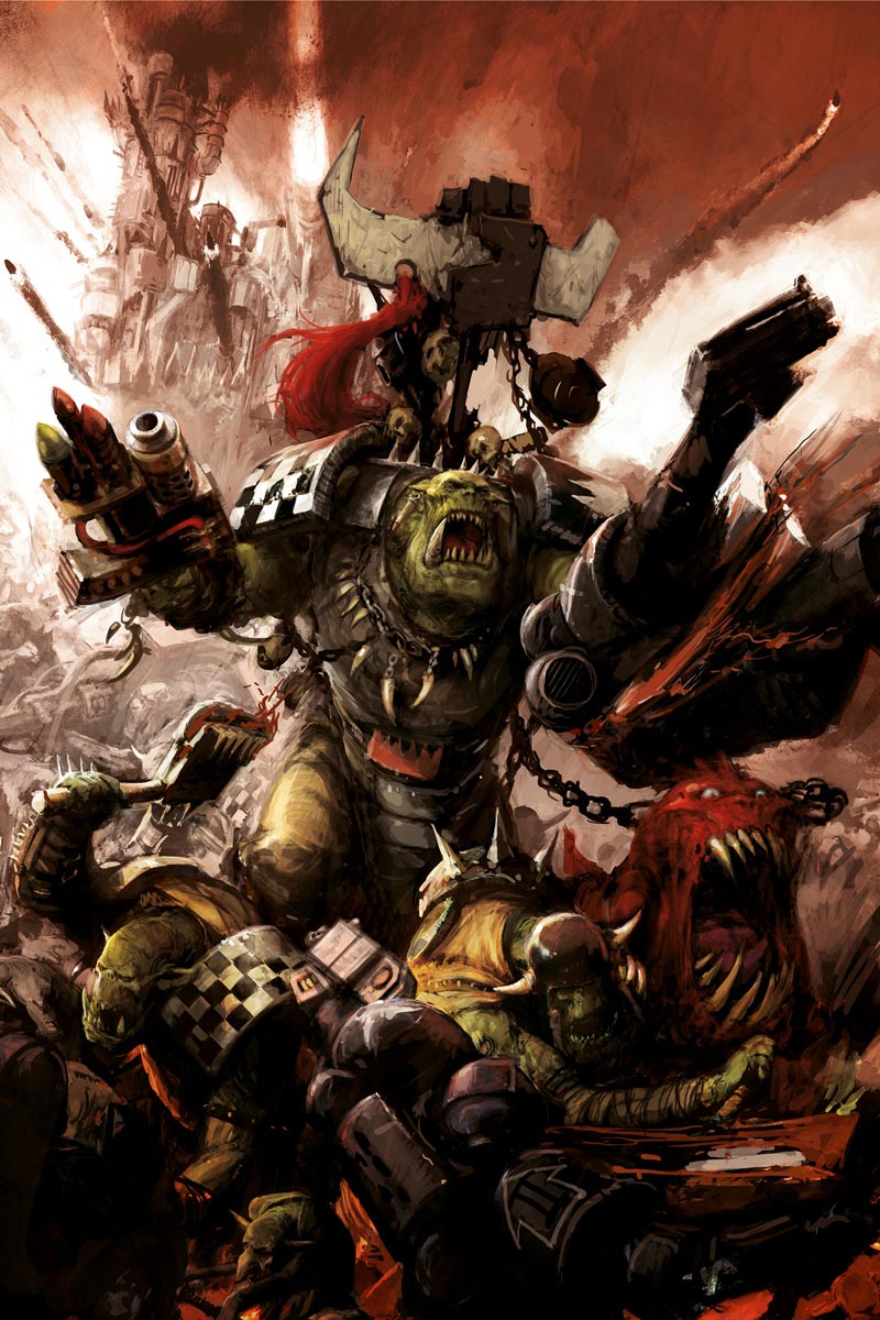 This Ork warboss led the Red Waaagh! against the Space Wolves in the Sanctus Reach campaign.