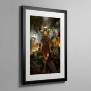 sisters of battle codex cover 2019-paul dainton-sisters-of-battle-codex-cover-2019-framed-print-warhammer art