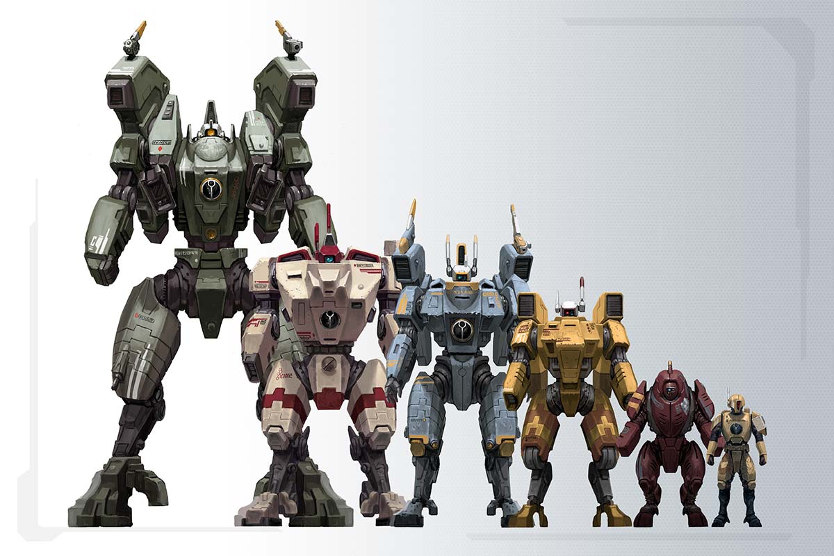 T'au Battlesuit Size Chart