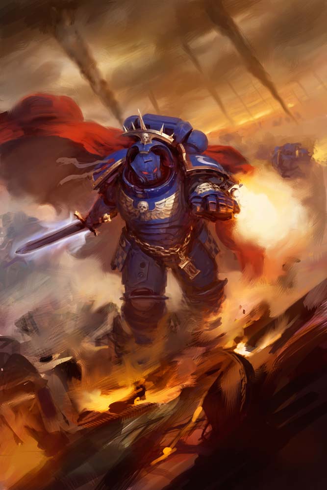 Ultramarines Captain in Gravis Armour