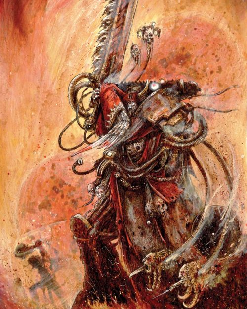 During the Horus Heresy, swathes of the Cult Mechanicum followed Horus and turned to the worship of the Dark Gods.