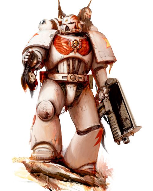Space Marine of the White Scars Chapter, a brutal Chapter known for their love of speed and strike and fade tactics.