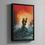 FIRE WARRIOR – Framed Canvas