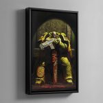 FIREDRAKE – Framed Canvas