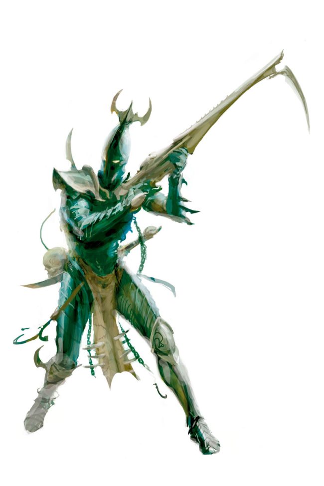 Kabalite warriors make up the mainstay of an Archon’s forces.