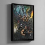 THE CATACHAN JUNGLE FIGHTERS – Framed Canvas