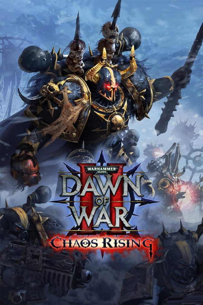 Created as the cover for the popular Chaos Rising expansion for Dawn of War 2