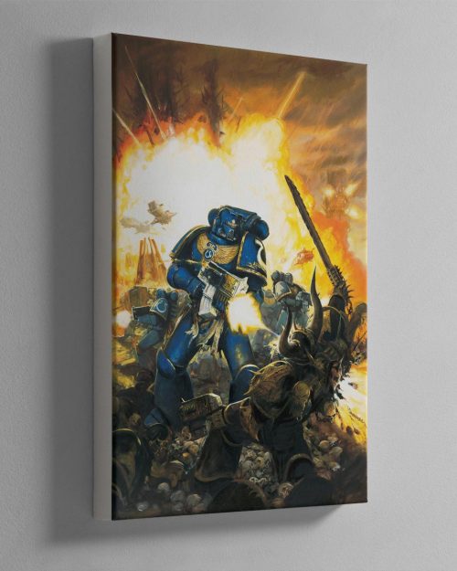 This image graced the cover of the 5th edition Space Marine Codex.