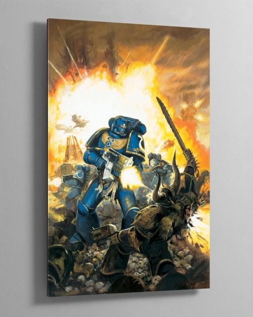 This image graced the cover of the 5th edition Space Marine Codex.