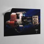 HEAVY FLAMER – Canvas Poster