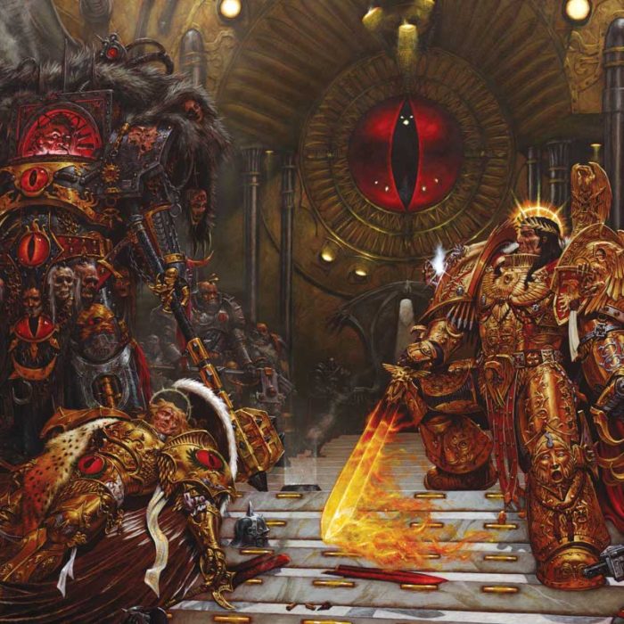 Horus vs the Emperor (2004) | WARHAMMER ART