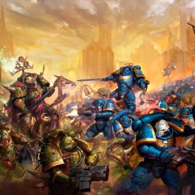 Ultramarines vs Death Guard | WARHAMMER ART