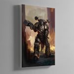 Iron Warriors Chaos Space Marine – Canvas