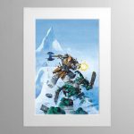 Space Wolves Cover – Mounted Print