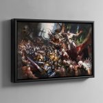 The Anvils of the Heldenhammer – Framed Canvas