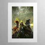 Eight Lamentations – Spear of Shadows – Mounted Print