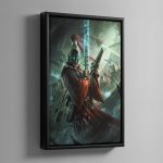 Aeldari Warlock – Framed Canvas