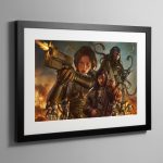 Agent of the Throne Blood and Lies – Framed Print