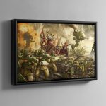 Cadian Charge – Framed Canvas