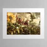 Cadian Charge – Mounted Print