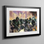 Cadian Infantry – Framed Print
