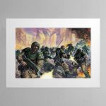 Cadian Infantry – Mounted Print