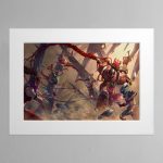 Lucius The Faultless Blade – Mounted Print