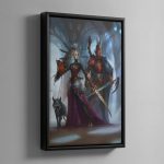 Rise of the Ynnari Ghost Warrior – Framed Canvas