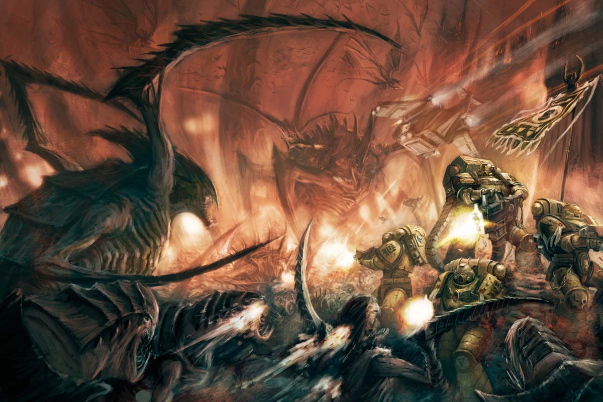 The Last Stand Warhammer Art