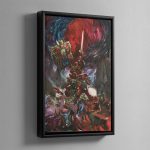 Blood Angels Command Company – Framed Canvas