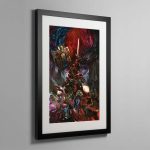 Blood Angels Command Company – Framed Print