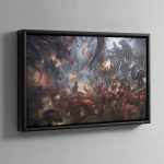 Scions of Baal – Framed Canvas