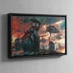 The Ravenwing – Framed Canvas