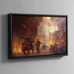 The dominion of Chaos – Framed Canvas
