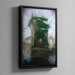 War of Secrets – Framed Canvas