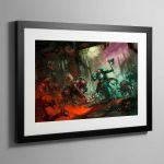 Tooth and Claw Cover – Framed Print
