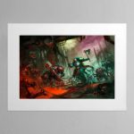 Tooth and Claw Cover – Mounted Print