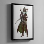Amallyn Shadowguide, Asuryani Ranger – Framed Canvas