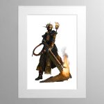 Pious Vorne, Missionary Zealot – Mounted Print