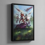 Rise of the Ynnari Wild Rider – Framed Canvas