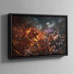 Realm of Chaos Wrath and Rapture – Framed Canvas