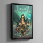 The Godsworn Hunt – Framed Canvas