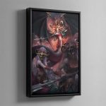 Morathi, The Shadow Queen – Framed Canvas