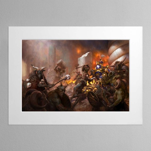 The Beasts of Chaos Gather – WARHAMMER ART