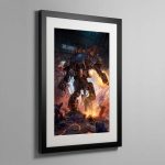 Chaos Knight Codex cover art 2019 – Framed Print