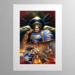 Roboute Guilliman, Primarch of the Ultramarines – Mounted Print