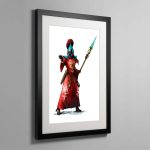 Eldari Warlock – Framed Print