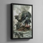 Bjorn the Fell-Handed – Framed Canvas