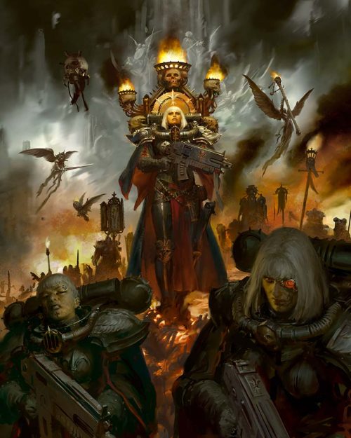 Warhammer Art & Lore on X: Dies Irae, the first Chaos Titan to breach the  walls of the Imperial Palace on Terra. Credit:  # warhammer #40k #titan #imperator #diesirae The Dies Irae (