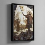 The Triumph of Saint Katherine – Framed Canvas